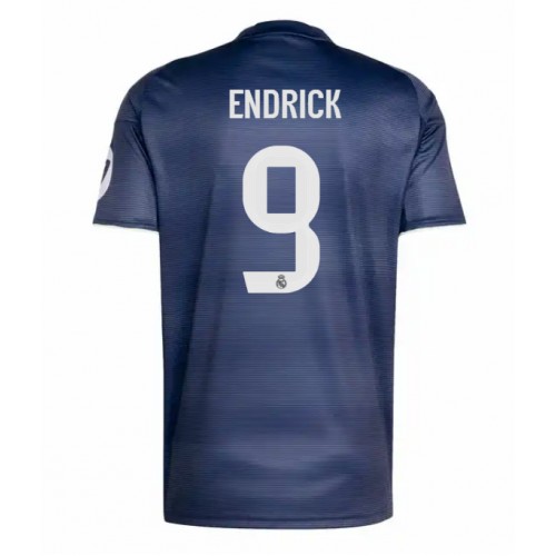 Real Madrid Endrick #9 Udebanetrøje 2025-26 Kortærmet